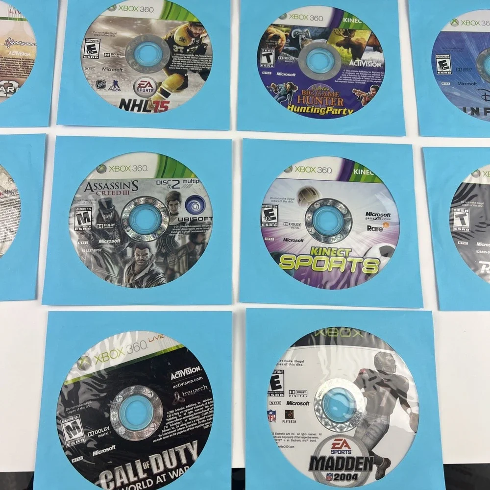 Multi Platform Loose Discs Video Game - Lot Of 50 - AS IS Untested Scratches #8